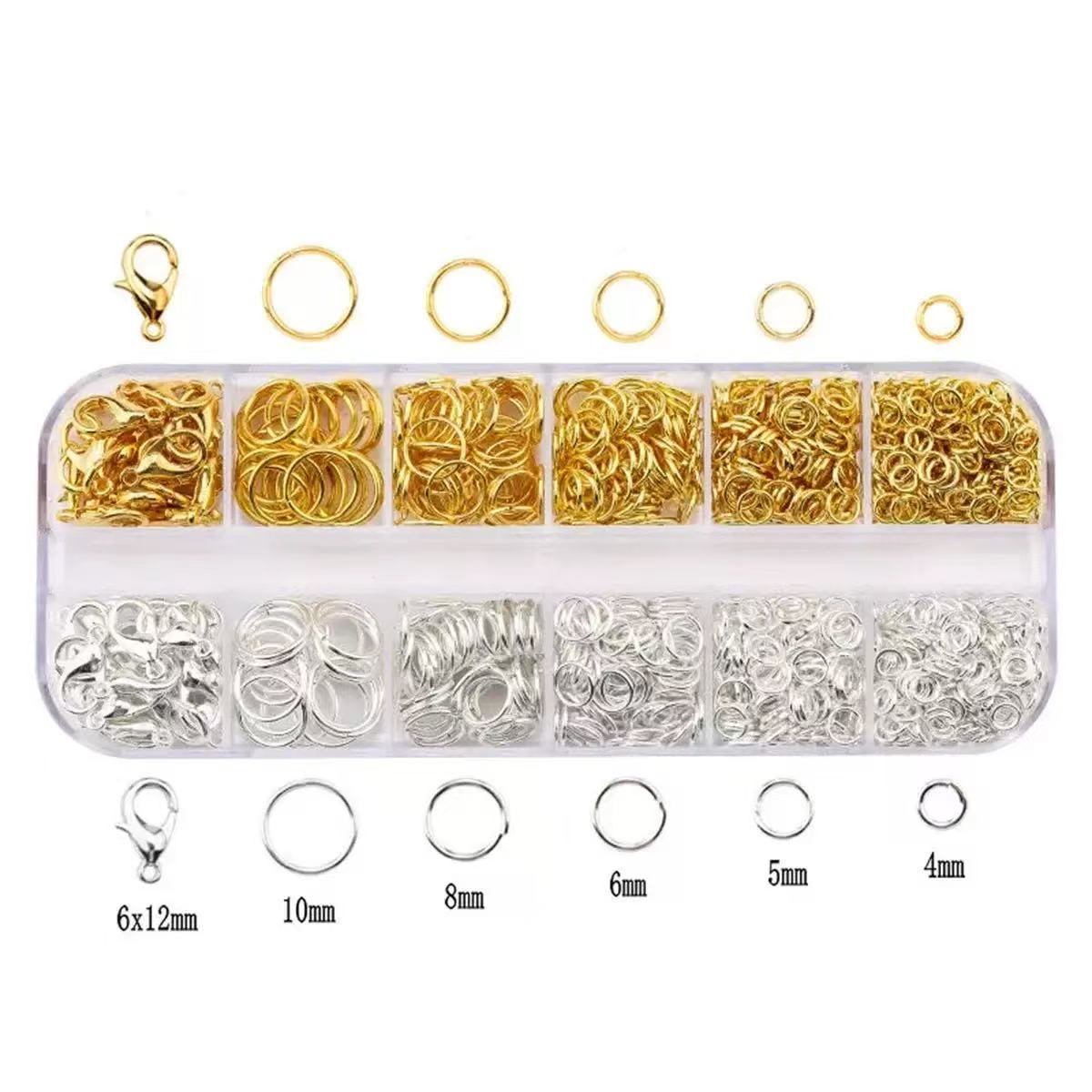 12-slot lobster clasp open ring single ring accessory material DIY multifunctional tool pliers jewelry accessories boxed
