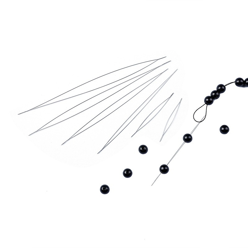 Beading needles, stringing needles, soft needles for beads, DIY craft tools for making bracelets, necklaces, and jewelry accessories