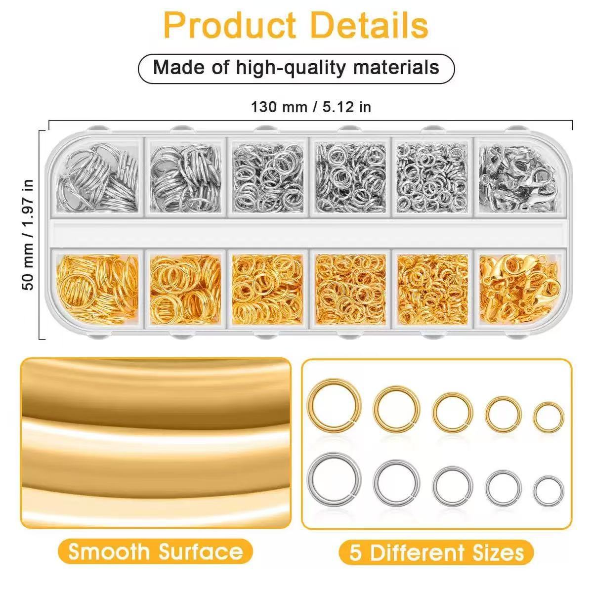 12-slot lobster clasp open ring single ring accessory material DIY multifunctional tool pliers jewelry accessories boxed